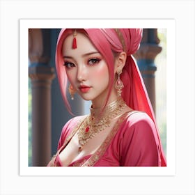 Chinese Girl Art Print