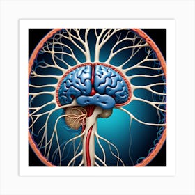 Human Brain 78 Art Print