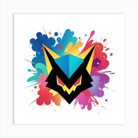 Fox Logo Art Print