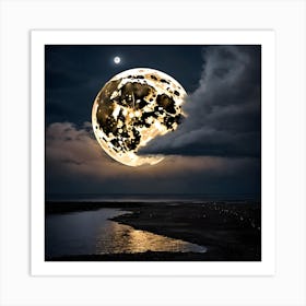 Full Moon Art Print