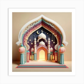 Islamic Muslim Mosque Art Print