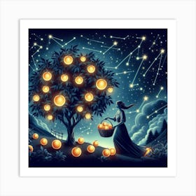 Orange Tree 1 Art Print