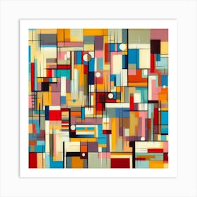 Color abstraction 7 Art Print