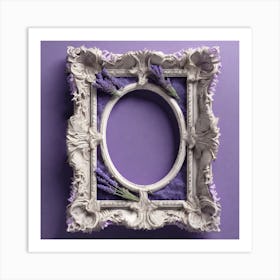 Lavender Frame 4 Art Print