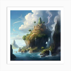 Fantasy Castle Art Print