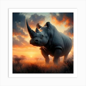 Wild Animal Illustration 349 Art Print