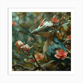 Bird In The Forest Art Print