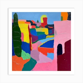Abstract Travel Collection Algeria 5 Art Print