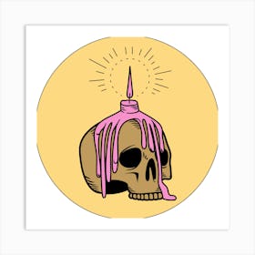 Witchy Skulls and Sh*t Art Print