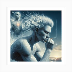 Dreaming Man 1 Art Print