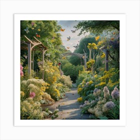 Garden Path Art Print