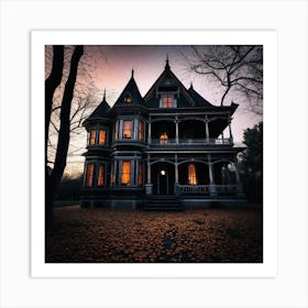Haunted House 9 Art Print