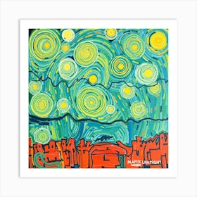 Starry Night 22 Art Print