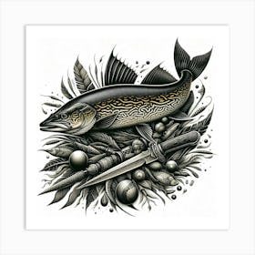 Fish of Pike 1 Art Print