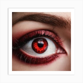 Red Eye Art Print