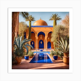 Moroccan Garden 1 Art Print