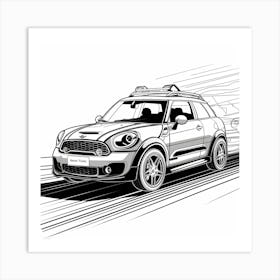 Mini Countryman Art Print