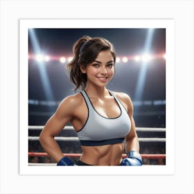 Boxing Girl 1 Art Print