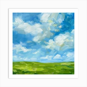 Sky And Clouds Art Print