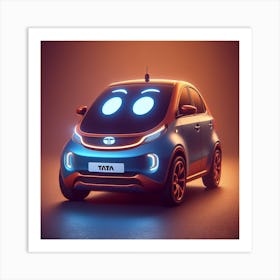 Tata Electric Car Art Print