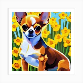 Chihuahua Painting Art Print