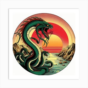 Sunset Saga 13 Art Print