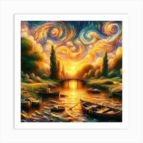 Starry Night 26 Art Print