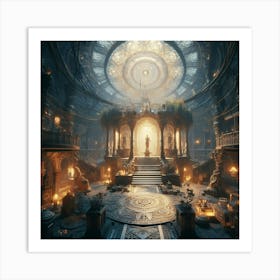 Hall Of Mirrors Art Print