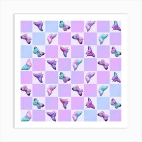 Butterfly Pattern Art Print
