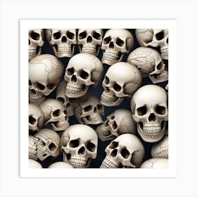 Skulls 8 Art Print