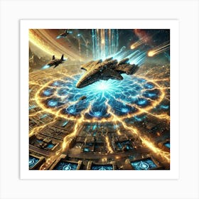 A Detailed Depiction Of The Rift Deployment Array Art Print