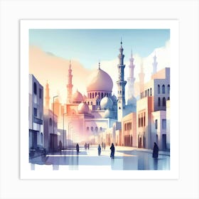 Arabic City Art Print