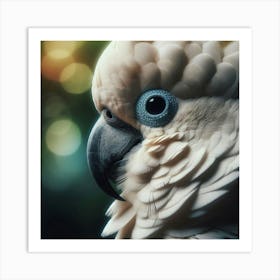 Portrait Of A Cockatoo 1 Art Print