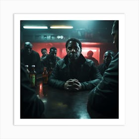 Sauceboss0283 Denzel Washington Meeting With Local Gangsters Es F3c1aee7 Dc84 42c3 Bbea Fa7c8a934f19 Art Print