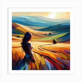 Landscape Painting 116 Art Print