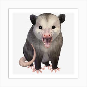 Happy Possum Art Print