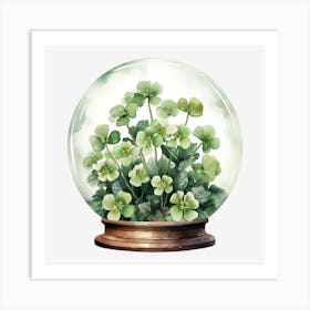 Glasshouse Clover (8) Art Print