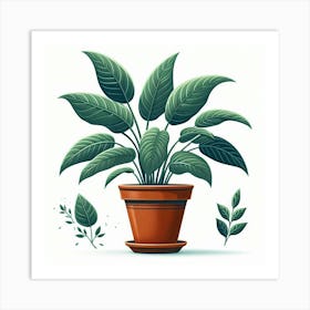 Potted Plant 6 Art Print