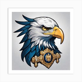Eagle Head Art Print