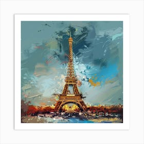 Paris Eiffel Tower Art Print