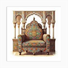 King'S Chair 3 Art Print