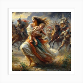 Battle Of Rome Art Print