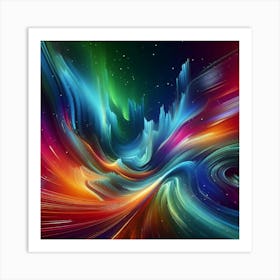 Abstract Painting 100 Art Print