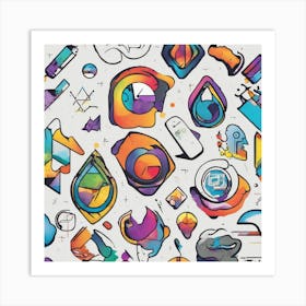 Abstract Pattern Art Print