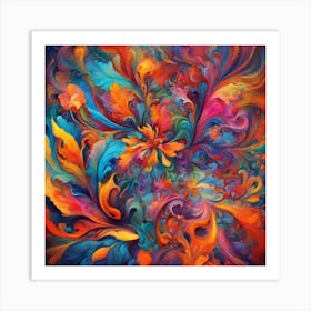 Abstract Painting 2 Art Print