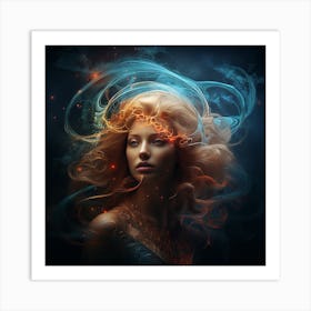 Fire And Ice Art Print