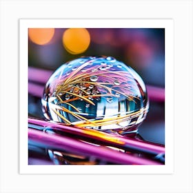 Water Drop Art Print