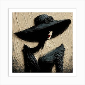 A mysterious woman 3 Art Print