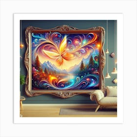 Butterfly Painting Art Print