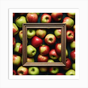 Apples In A Frame 2 Art Print